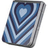 Blue Heart Pattern Galaxy Z Flip6 Skin