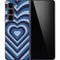 Blue Heart Pattern Galaxy Z Fold5 5G Skin