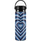 Blue Heart Pattern Hydro Flask 20oz Wide Mouth Skin