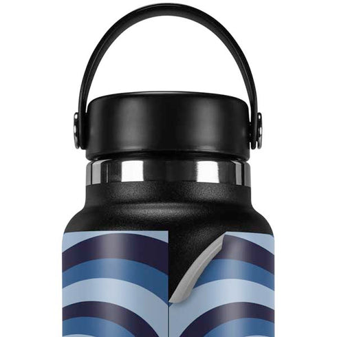 Blue Heart Pattern Hydro Flask 32oz Wide Mouth Skin