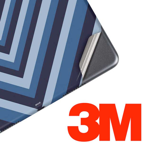 Blue Heart Pattern iPad Skins