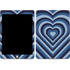 Blue Heart Pattern Apple iPad Skin