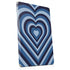 Blue Heart Pattern Apple iPad Skin