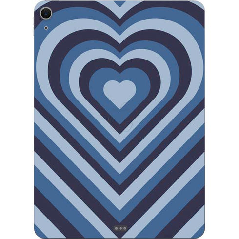 Blue Heart Pattern Apple iPad Air Skin