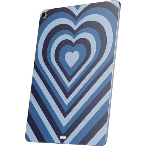 Blue Heart Pattern Apple iPad Air Skin