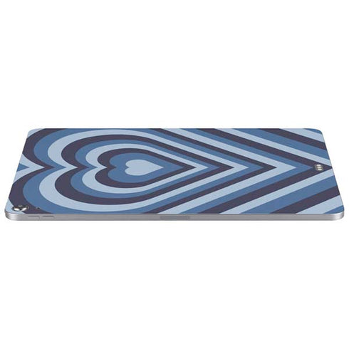 Blue Heart Pattern Apple iPad Air Skin