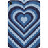 Blue Heart Pattern Apple iPad Mini Skin