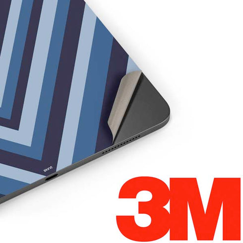 Blue Heart Pattern Apple iPad Pro Skin