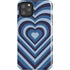 Blue Heart Pattern iPhone Cases