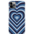 Blue Heart Pattern iPhone Cases