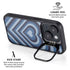 Blue Heart Pattern iPhone 15 Plus Kickstand Case