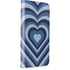 Blue Heart Pattern iPhone 15 Pro Folio Case