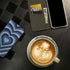 Blue Heart Pattern iPhone 15 Pro Folio Case