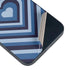Blue Heart Pattern iPhone 15 Skin