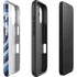 Blue Heart Pattern iPhone 16 Impact Case