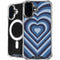 Blue Heart Pattern iPhone 16 MagSafe Case