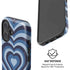 Blue Heart Pattern iPhone 16 Magsafe Impact Case