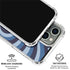 Blue Heart Pattern iPhone 16 Pro Clear Case