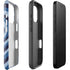 Blue Heart Pattern iPhone 16 Pro Impact Case