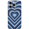 Blue Heart Pattern iPhone 16 Pro Skin