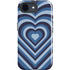 Blue Heart Pattern iPhone 16e Impact Case
