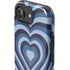 Blue Heart Pattern iPhone 16e Impact Case
