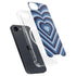 Blue Heart Pattern iPhone 16e MagSafe Case