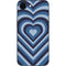 Blue Heart Pattern iPhone 16e Skin