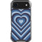 Blue Heart Pattern iPhone 17 Air Clear Case