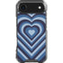 Blue Heart Pattern iPhone 17 Air Clear Case