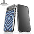 Blue Heart Pattern iPhone 17 Air Clear Case