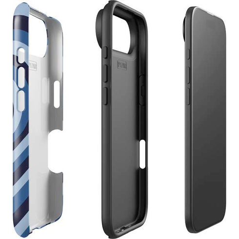 Blue Heart Pattern iPhone 17 Air Impact Case