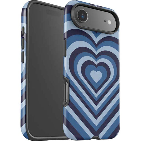 Blue Heart Pattern iPhone 17 Air Impact Case