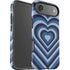 Blue Heart Pattern iPhone 17 Air Impact Case