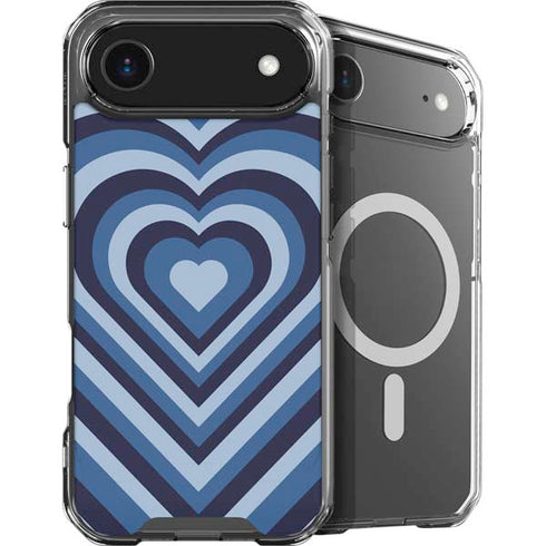 Blue Heart Pattern iPhone 17 Air MagSafe Case