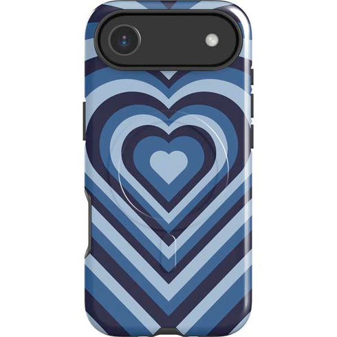 Blue Heart Pattern iPhone 17 Air Magsafe Impact Case