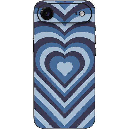 Blue Heart Pattern iPhone 17 Air Skin