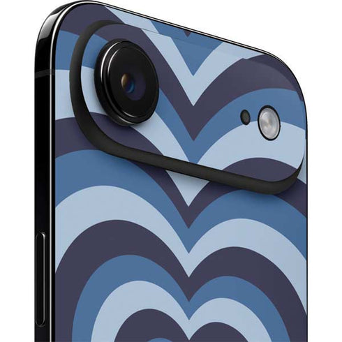 Blue Heart Pattern iPhone 17 Air Skin