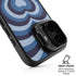 Blue Heart Pattern iPhone 17 Kickstand Case
