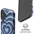 Blue Heart Pattern iPhone 17 Magsafe Impact Case