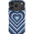 Blue Heart Pattern iPhone 17 Pro Impact Case