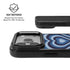 Blue Heart Pattern iPhone 17 Pro Kickstand Case