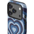 Blue Heart Pattern iPhone 17 Pro Max Impact Case