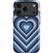 Blue Heart Pattern iPhone 17 Pro Max Magsafe Impact Case