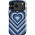 Blue Heart Pattern iPhone 17 Pro Max Magsafe Impact Case