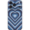 Blue Heart Pattern iPhone 17 Pro Skin