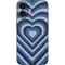 Blue Heart Pattern iPhone 17 Skin