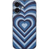 Blue Heart Pattern iPhone 17 Skin