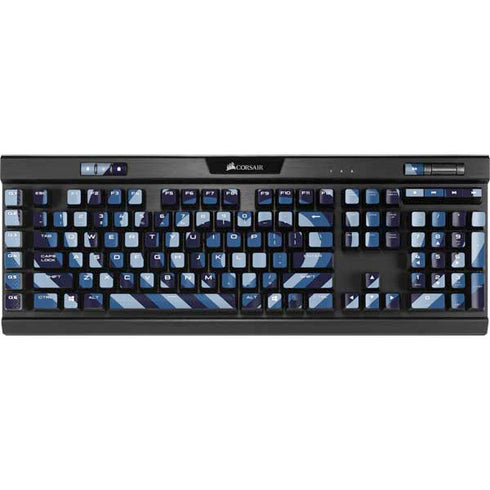 Blue Heart Pattern K95 RGB PLATINUM Mechanical Gaming Keyboard Skin