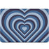 Blue Heart Pattern MacBook Skins